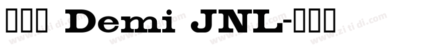触控笔 Demi JNL字体转换